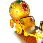 الكلاسيكية عربة محاكي أطفال ممر آلة / كوين تعمل كيدي ركوب الخيل