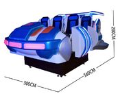 الأسرة بارد 6 مقاعد سفينة الفضاء 9D VR لعبة آلة متنزه الطيران محاكي للبالغين