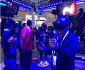 كبير ثيم بارك VR الفضاء ووكر 9D الواقع الافتراضي منهاج أسود / أزرق اللون
