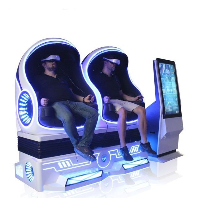 ركوب جذاب 9D VR سينما شكل بيضة VR محاكاة ركوب مقاعد مفردة / مزدوجة / ثلاثية